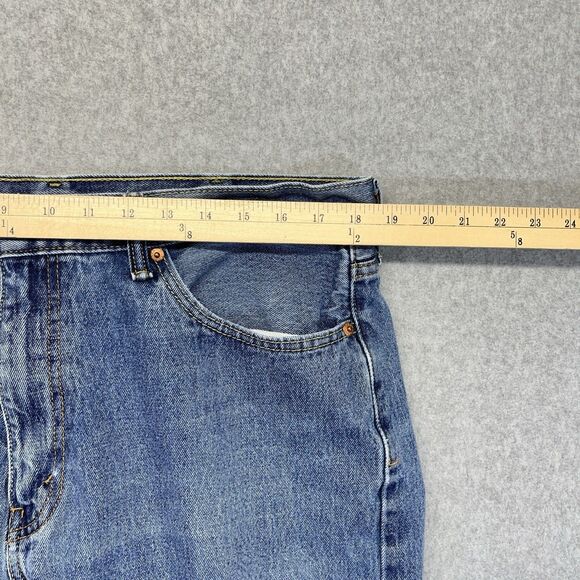 Levi’s 505 Men’s Jeans Blue 38x34 Straight Leg Regular Fit Denim Pants - Picture 11 of 15